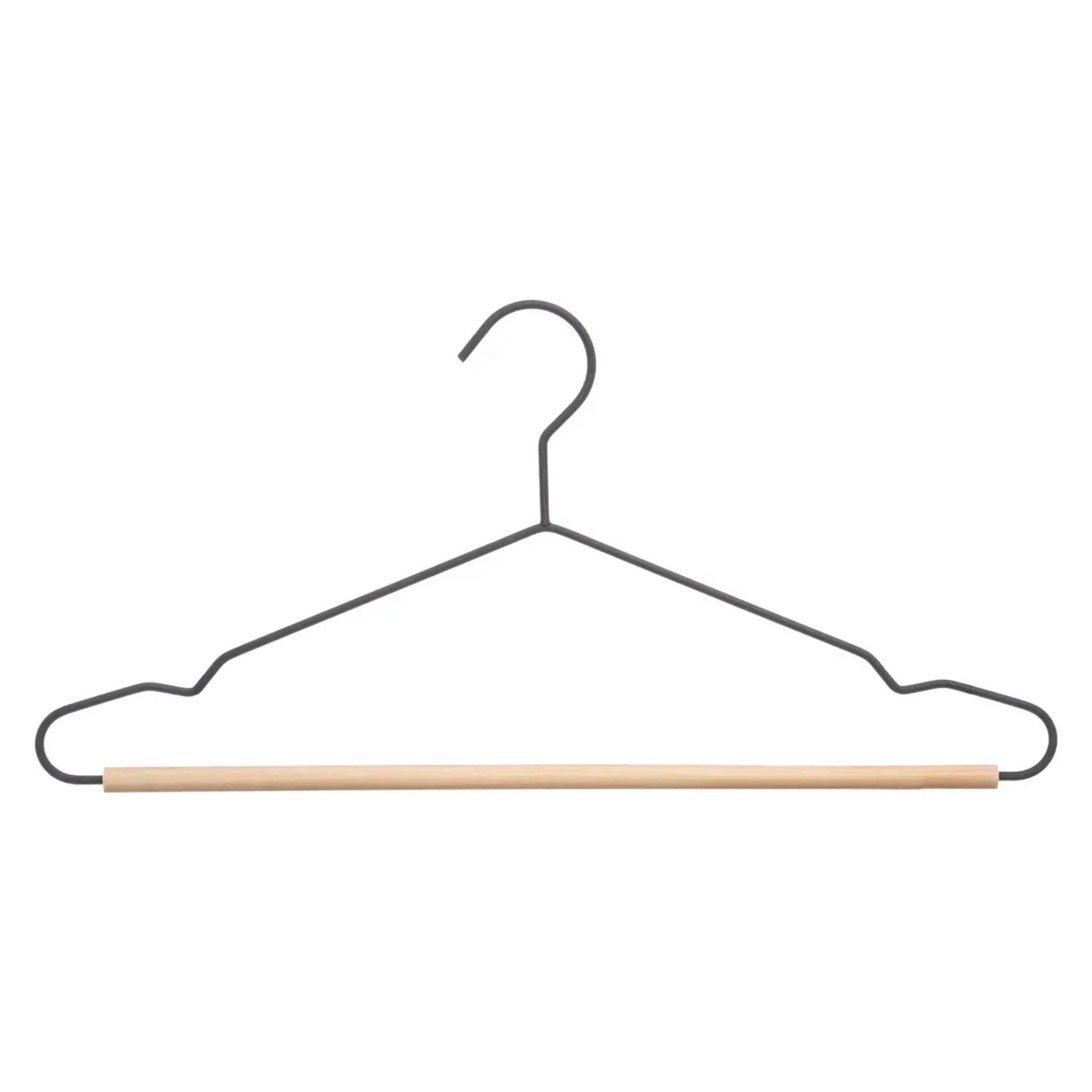 2 cintres en métal/bois