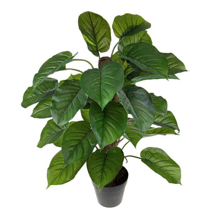 Pothos In Vaso Con 30 Foglie. Altezza 85 Cm - Pezzi 1 - 45X75X45cm - Colore: Arancio - Bianchi Dino - Piante Artificiali