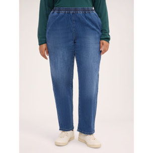 Fiorella Rubino - Jeans jogger con coulisse - Blu