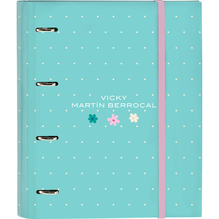 Carpeta 4 anillas 35mm c/recambio vmb "mint paradise"