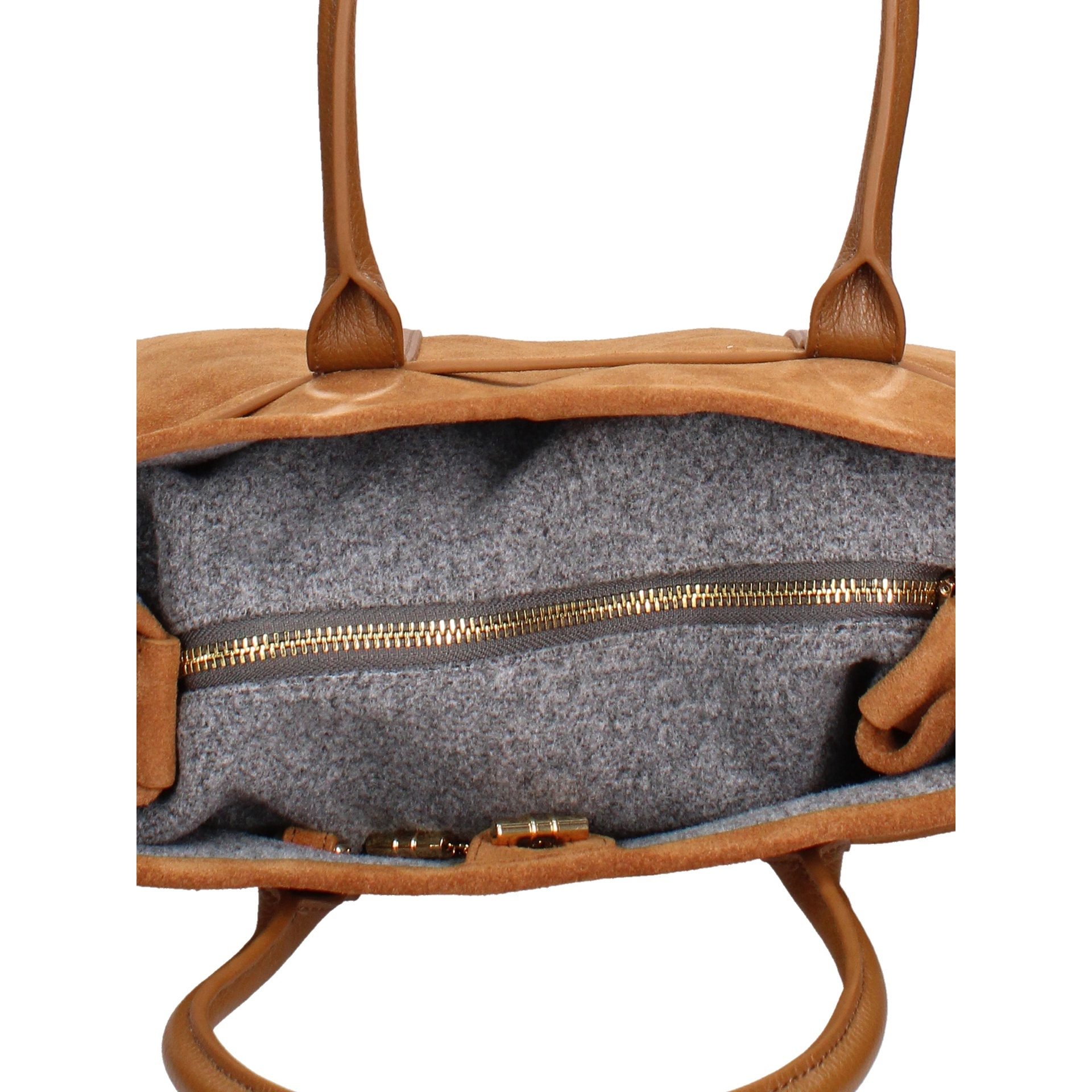 Borsa a mano da donna Made in Italy - Modello Lumina Lux - 100% pelle - 28.0 x 20.0 x 13.0 cm