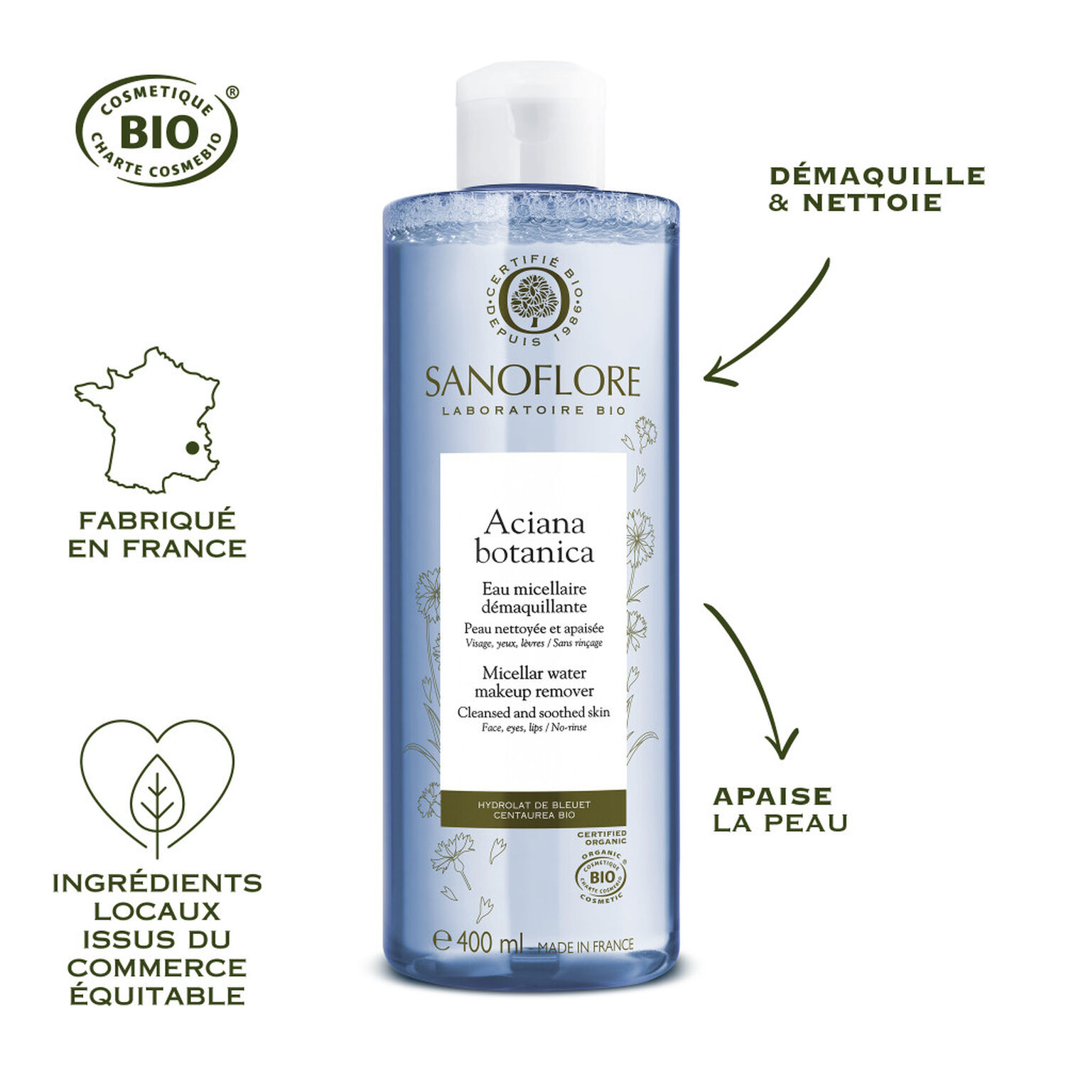Aciana Botanica - Eau Micellaire Démaquillante