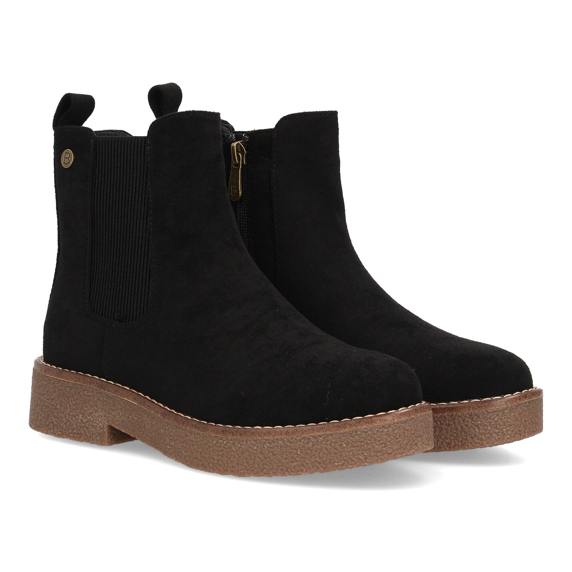 Bota chelsea clásica con cremallera