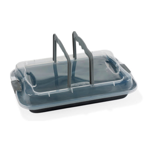 Lèchefrite avec couvercle w/lid