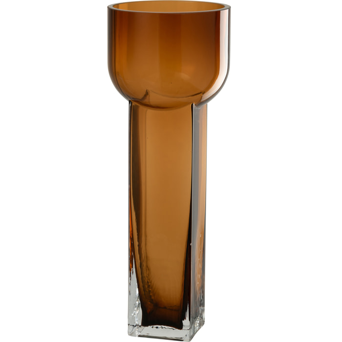J-Line vase Carol - verre - brun - large