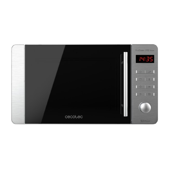 Cecotec Micro-ondes de 20 L avec grill ProClean 5110 Inox
