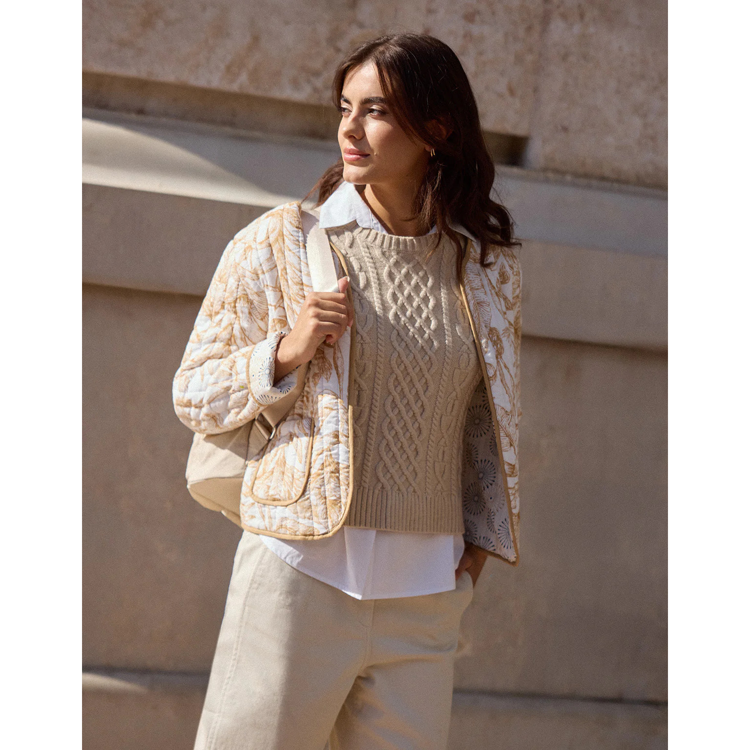 Chaleco Beige - Lapica