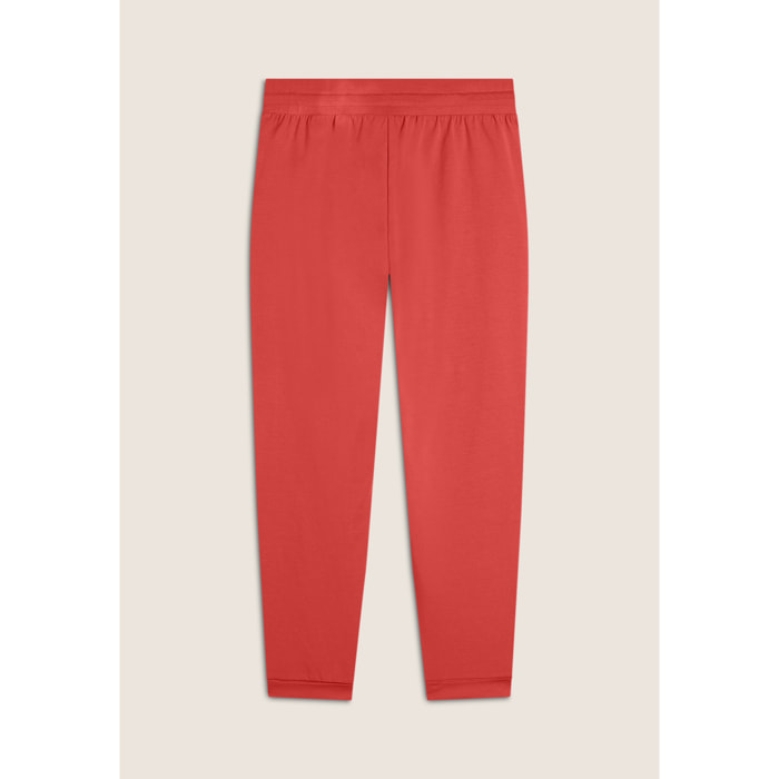 Pantaloni sportivi lunghezza 7/8 con risvolto
