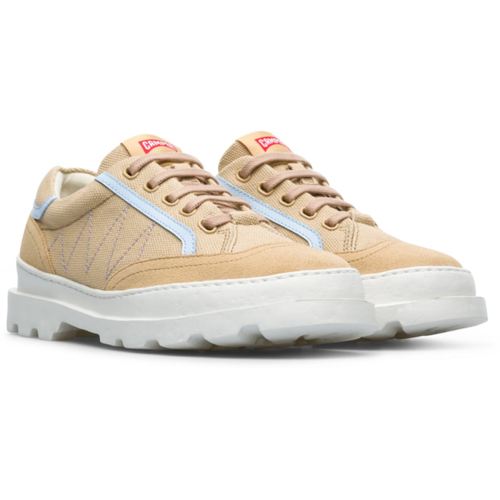 CAMPER Brutus - Zapatos de cordones Mujer Beige