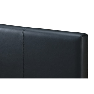 Lit gigogne noir mat 90x190 cm MACCO