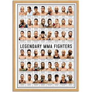 Affiche - Legendary MMA Fighters - Olivier Bourdereau