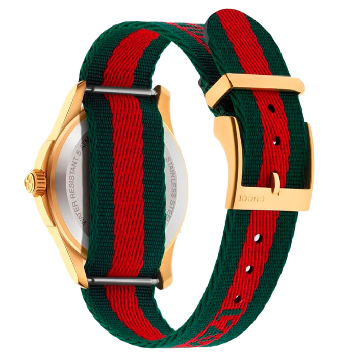 Reloj Gucci YA126487B Unisex Analogico Cuarzo con Correa de Nailon