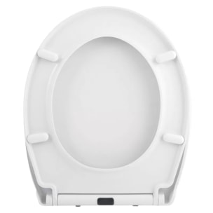 Abattant wc HARRY Blanc - Charnières Zinc Spirella