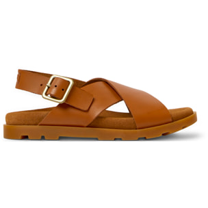 Sandalias - CAMPER Brutus - Marron - Cuero liso