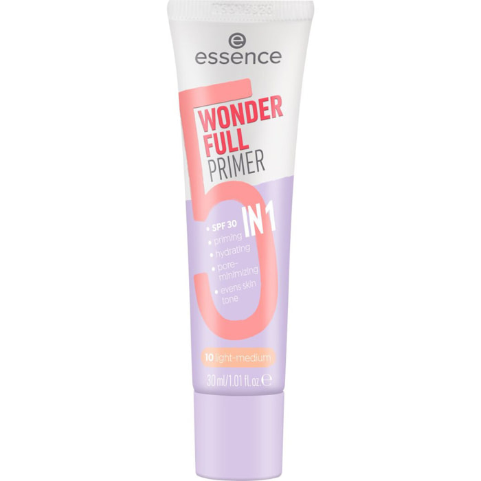 Wonder Full Primer 5 In 1 - Base De Teint Teintée 30ml