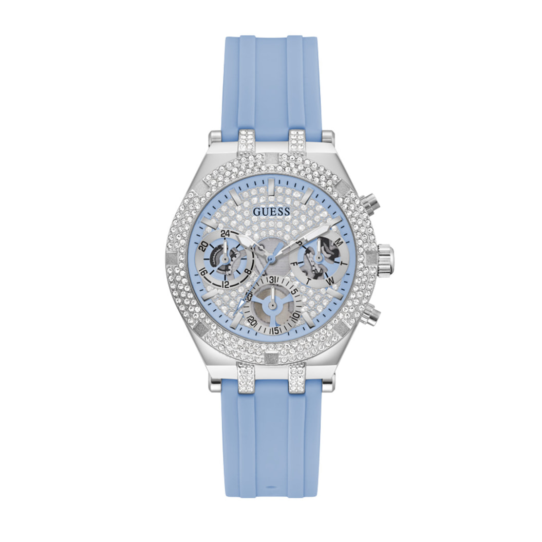 Reloj Guess GW0407L1 Mujer Analogico Cuarzo con Correa de Silicona