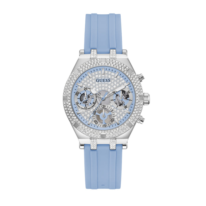 Reloj Guess GW0407L1 Mujer Analogico Cuarzo con Correa de Silicona