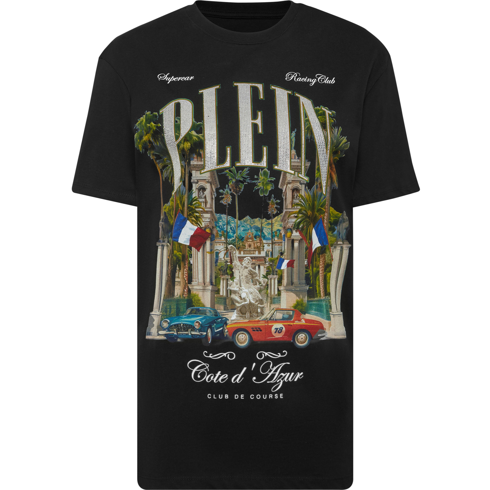 PHILIPP PLEIN T-Shirt Man Fit RACING