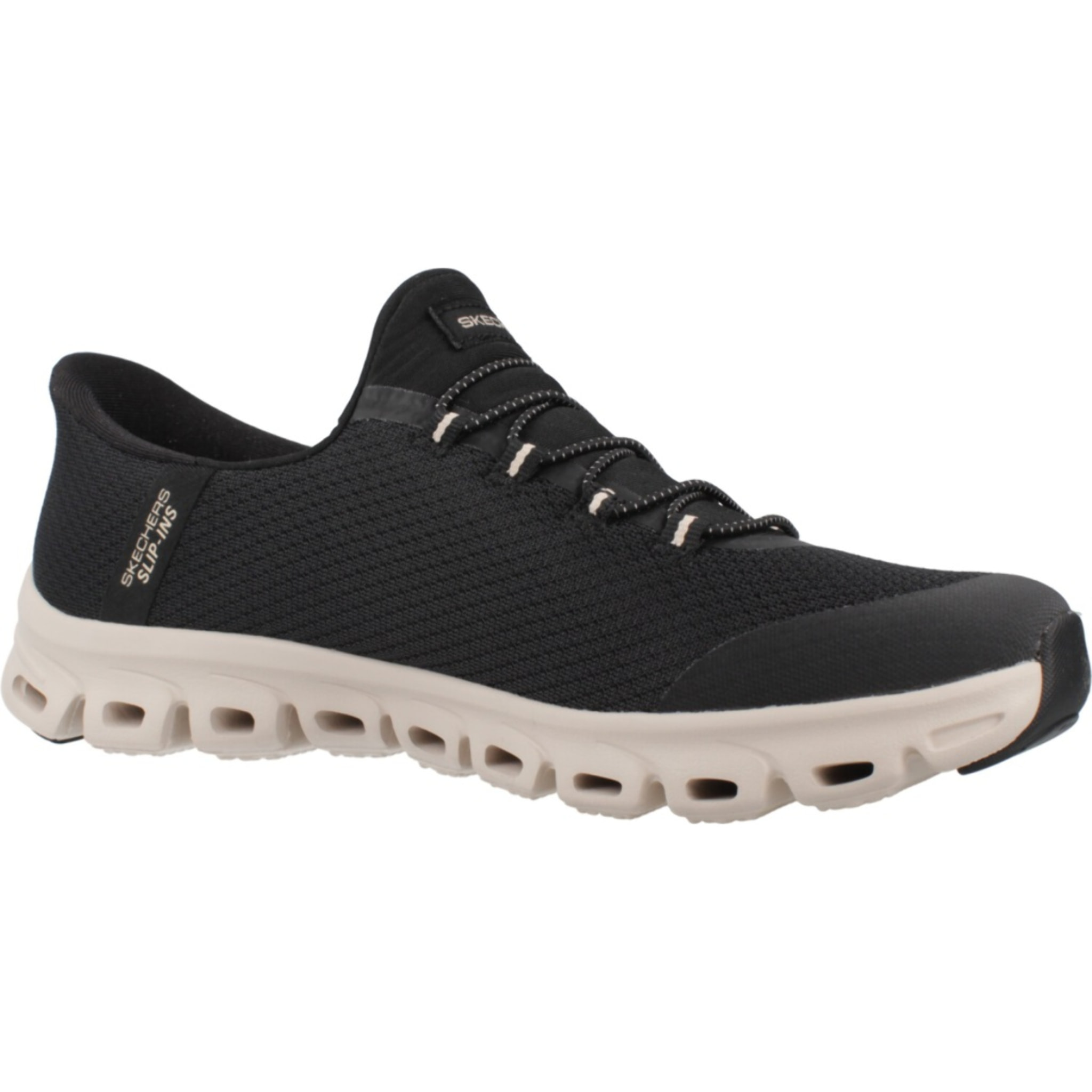 Sneakers De  Mujer Slip-ins Glide Step Vibey Negro