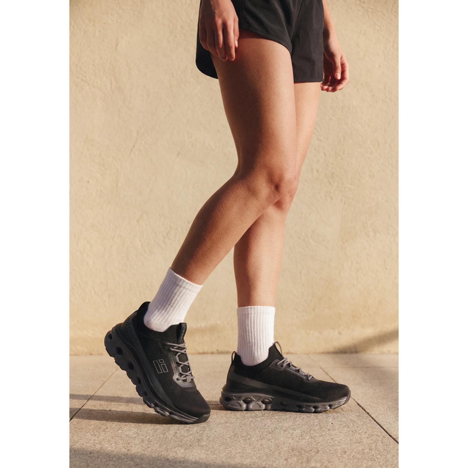 Zapatillas Unisex Aero Mesh en Negro y Gris D.Franklin