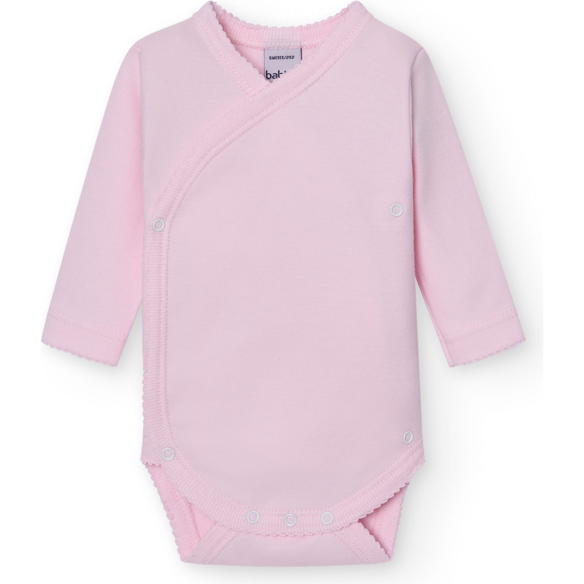 Body cruzado bebé manga larga algodón