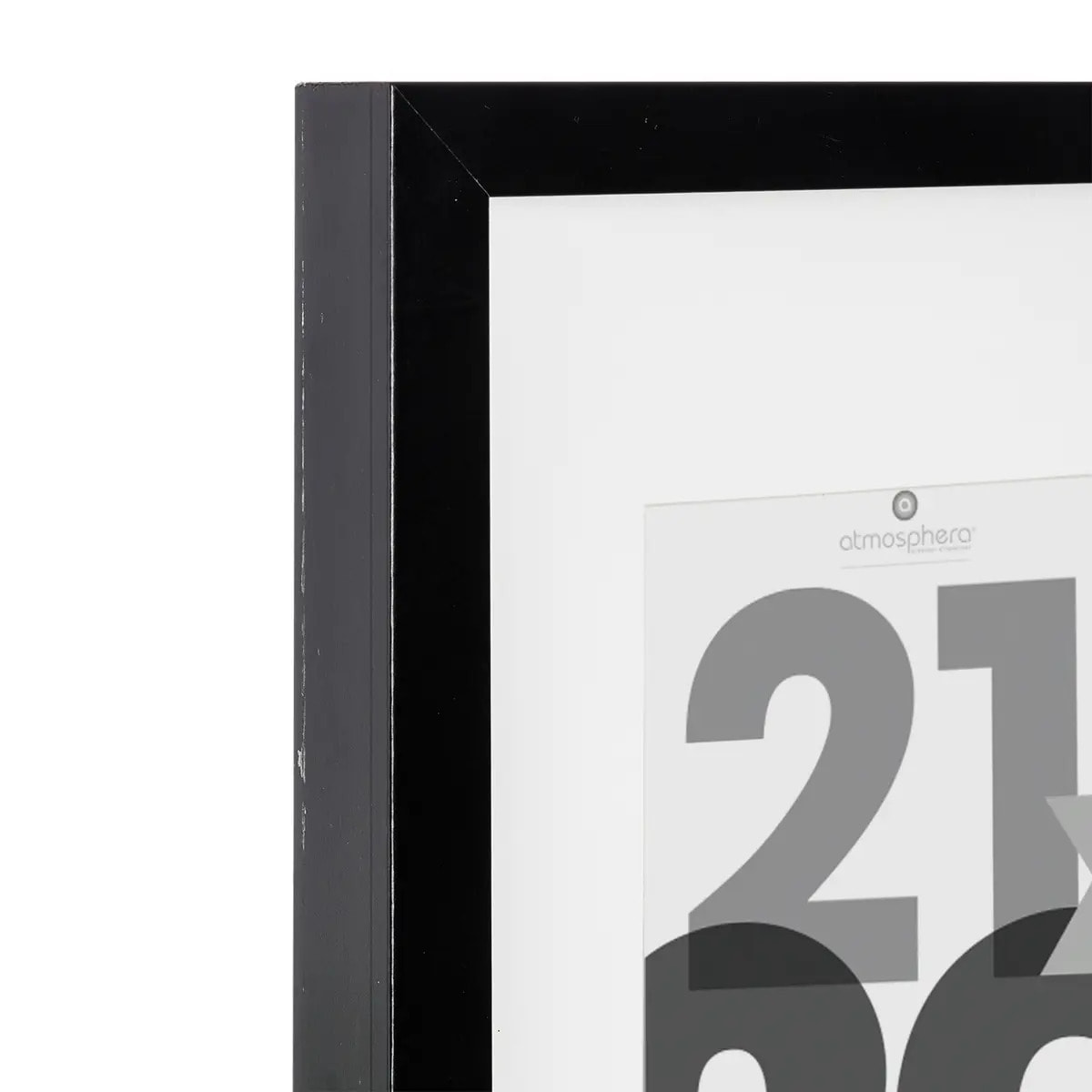 Cadre photo bois "Eva" noir 21x30cm