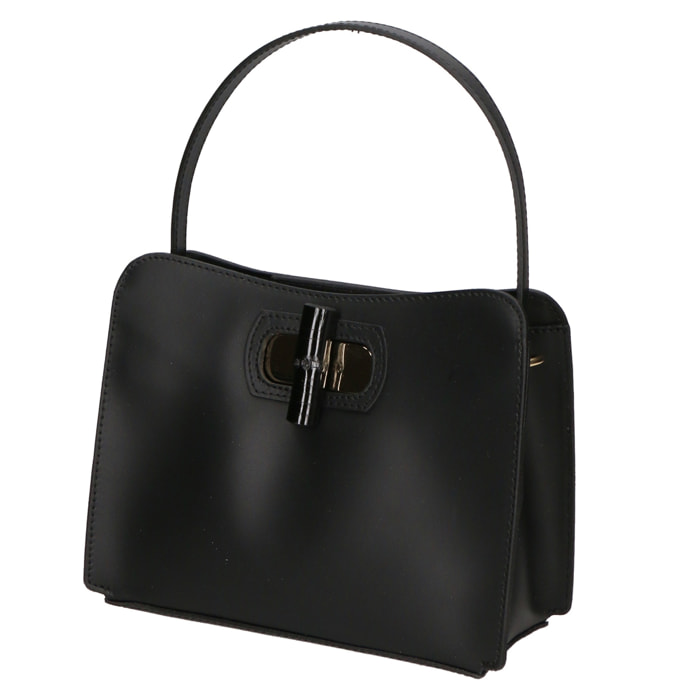 Borsa a mano da donna - Modello Katia - 100% pelle - 12.0 x 17.0 x 9.0 cm