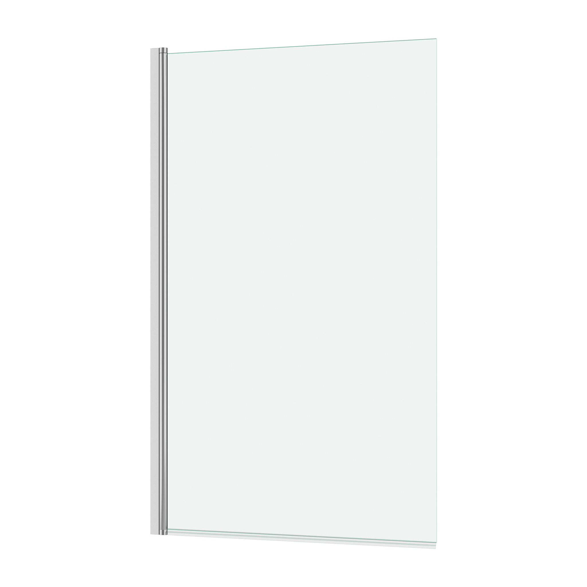 Pare baignoire Rabattable 70x120cm - Profilé Chromé - Verre Trempé 4mm - ELEMENTARY
