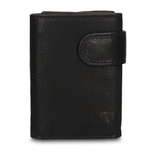 Portafoglio uomo in vera pelle - Modello Novara Elite - Casual - 7.5 x 10.0 x 2.0 cm