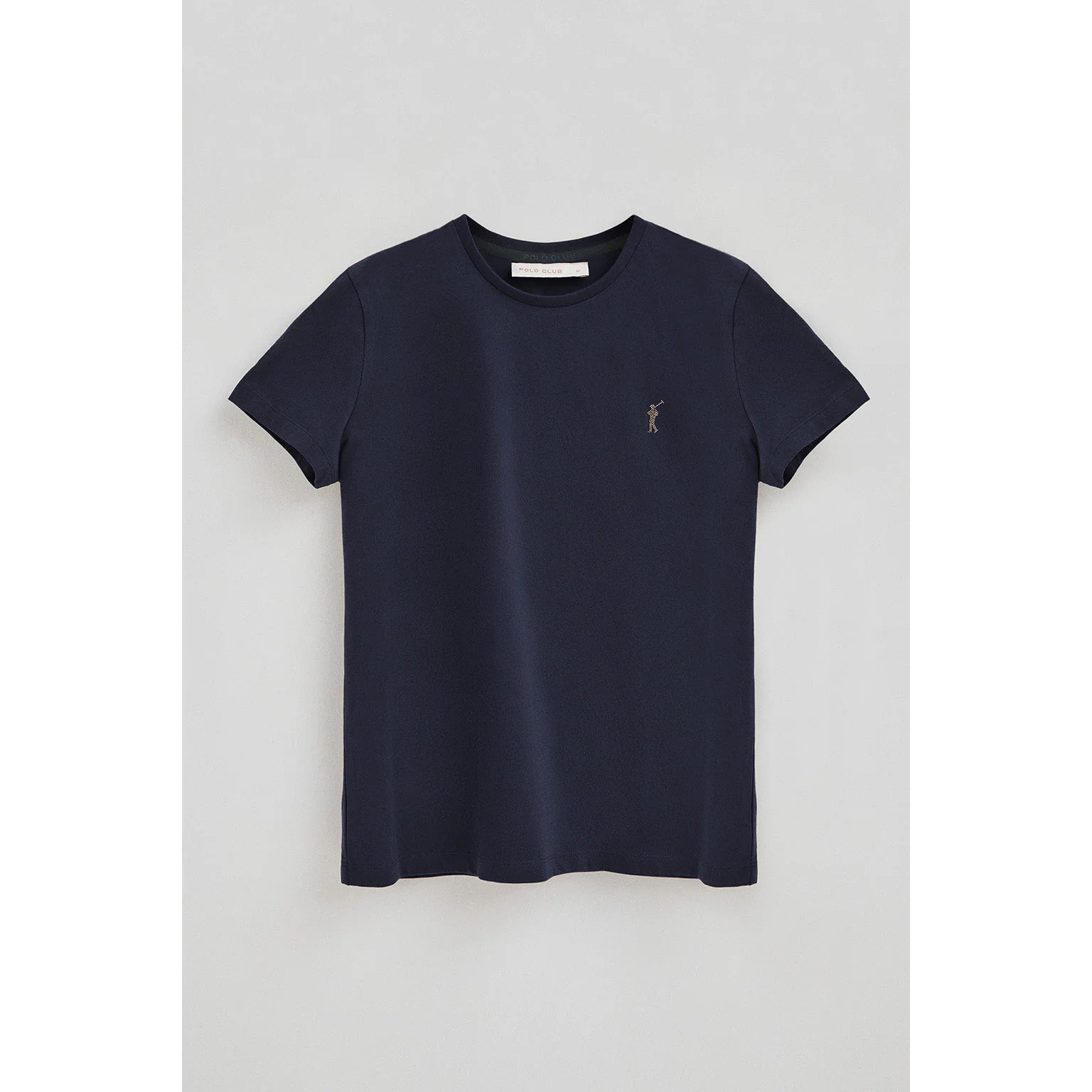 Camiseta azul marino con logo Rigby Go Gold