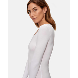 Camiseta térmica de mujer de manga larga ultra fina termaltech