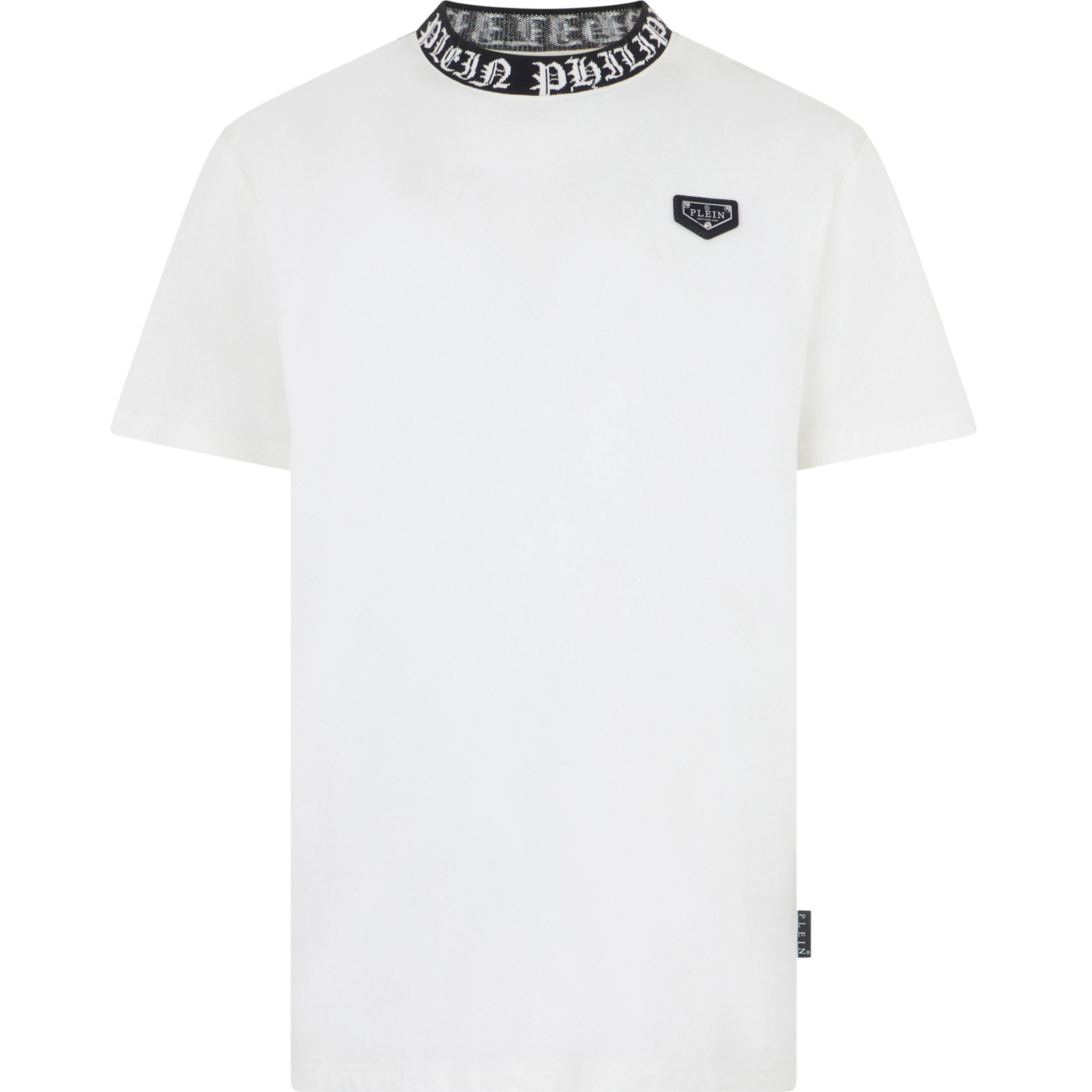 PHILIPP PLEIN Camiseta de cuello redondo y manga corta