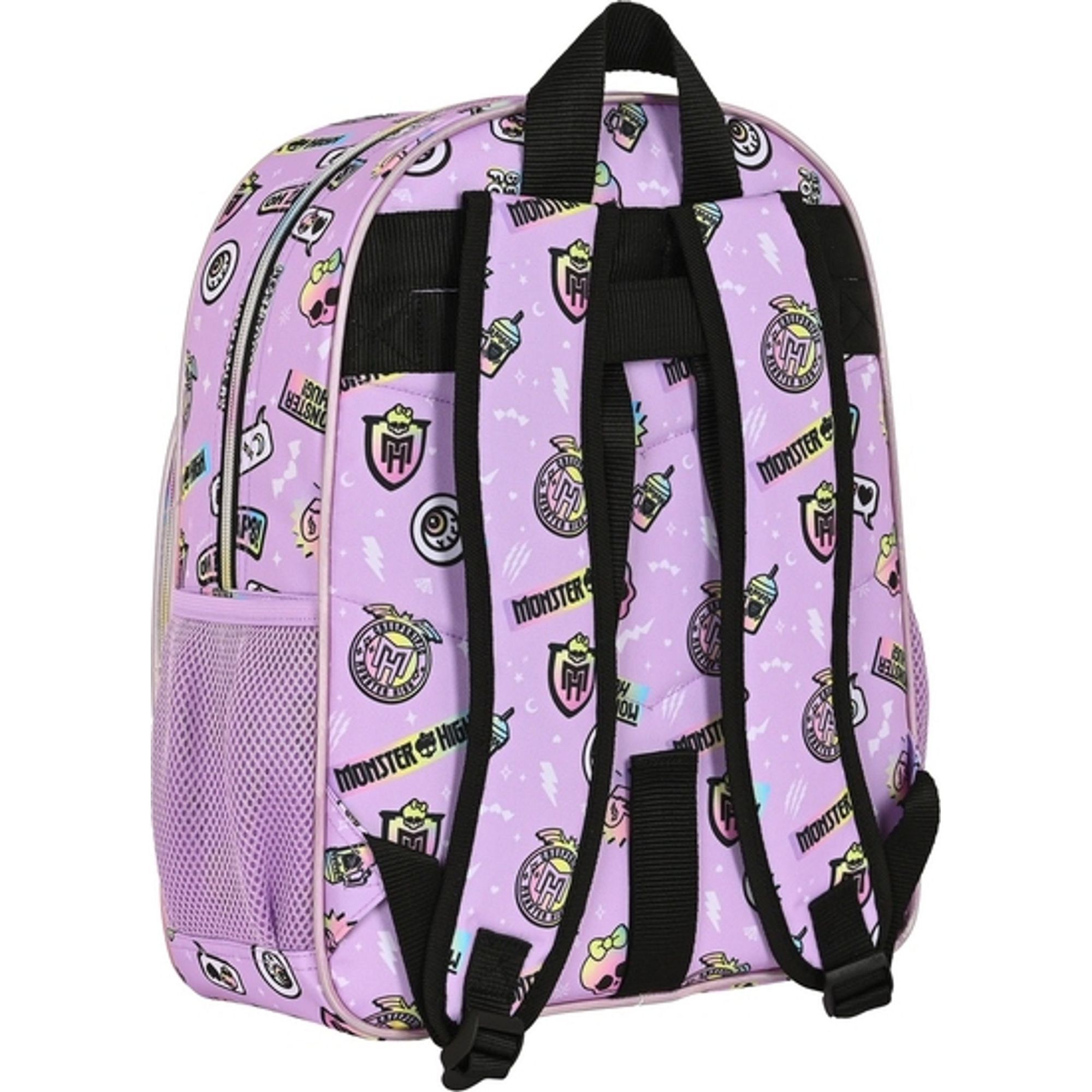 Mochila junior adapt.carro monster high "best boos"
