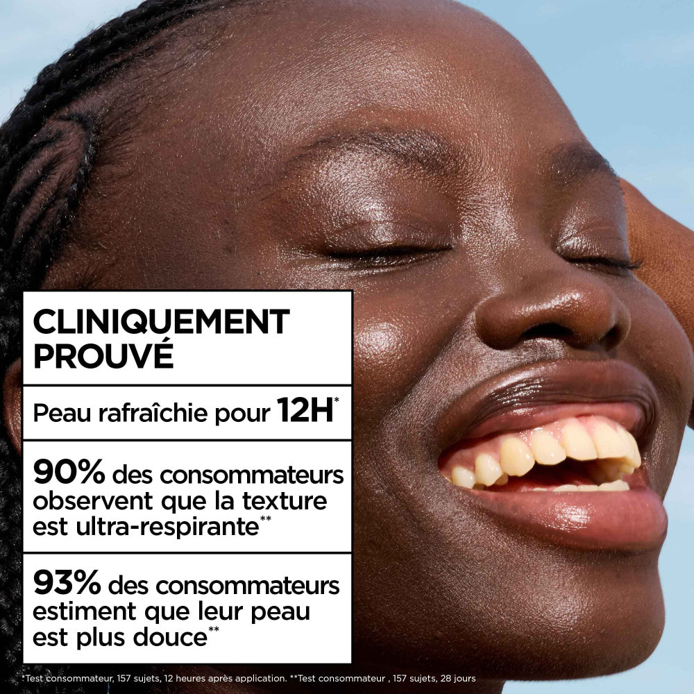 Garnier Ambre Solaire Super UV Visage Aqua Fluide SPF50 Invisible - Acide Hyaluronique - 40ml