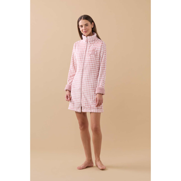 Vestaglia donna coral vichy Noidinotte