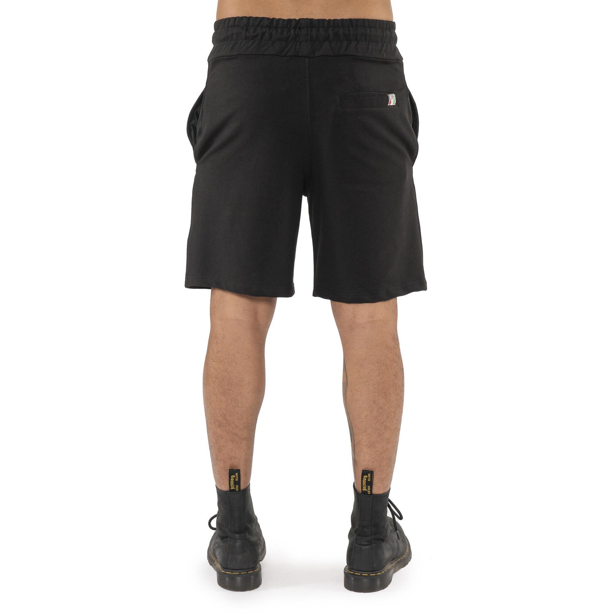 Pantalón corto de hombre de algodón no perchado Leone Stripe Gold
