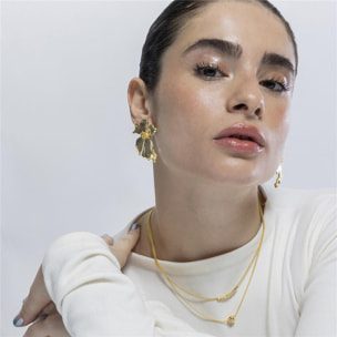 Pendientes Lux by Lux acabados en oro amarillo de 18kts