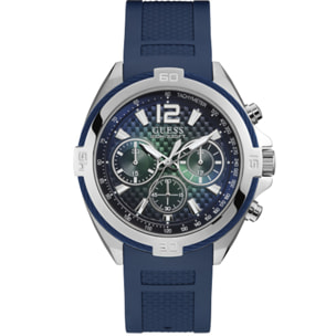 Reloj Guess W1168G1 Hombre Analogico Cuarzo con Correa de Caucho