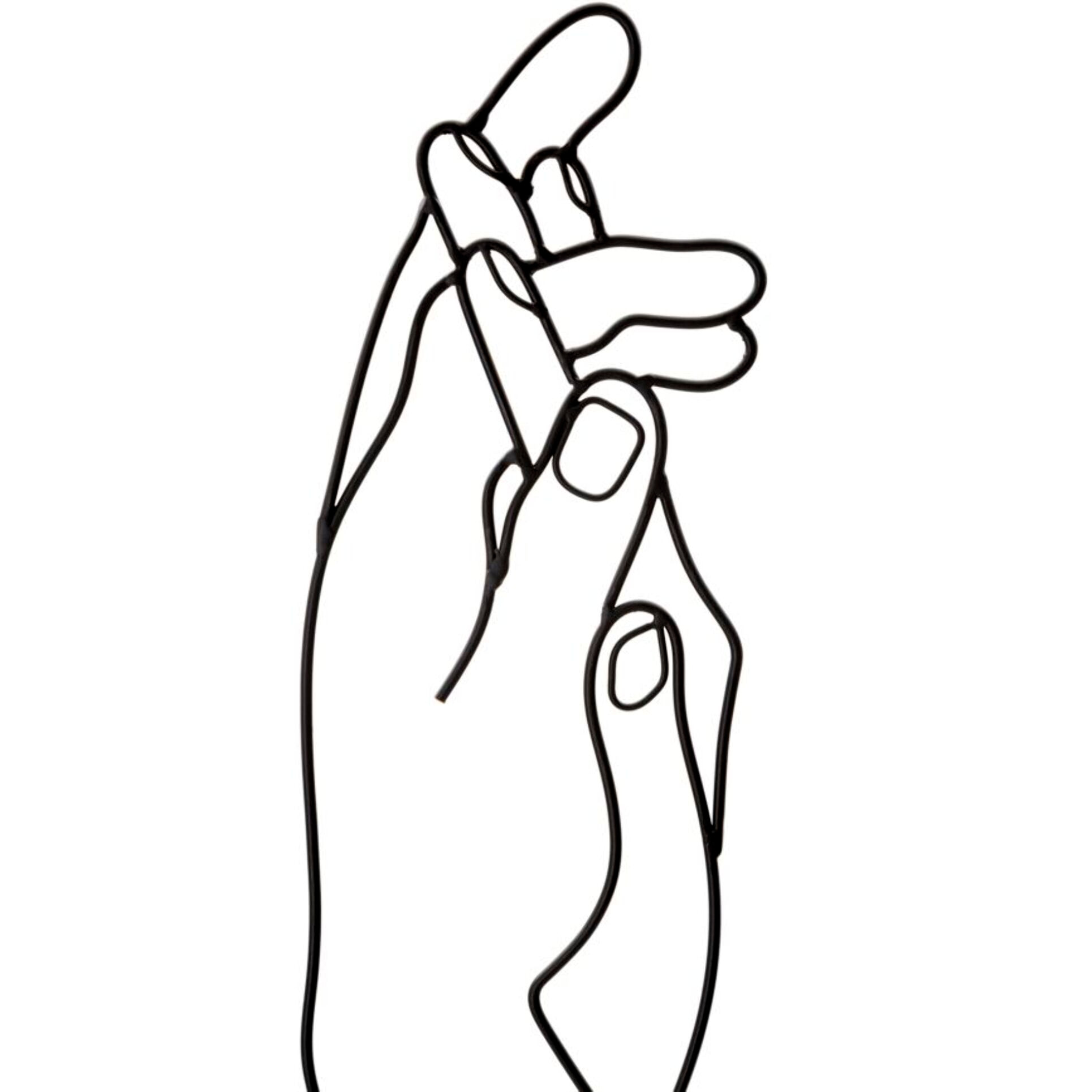 PANNELLO IN FERRO SIMPLY HANDS CM 40X1X55