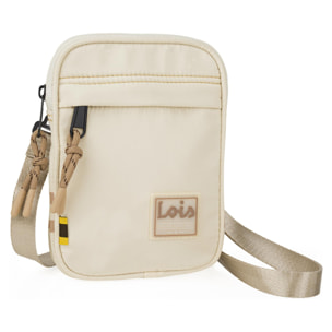 Bandolera Hombre Sintetica Lois Howson Beige