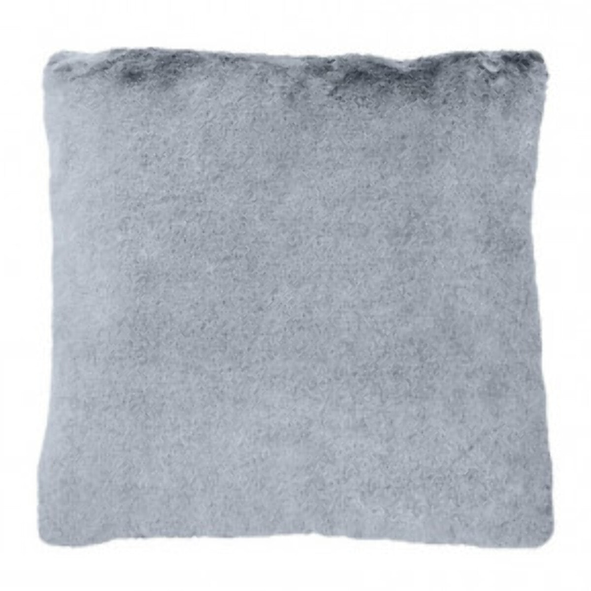 Coussin polaire 40x40 doux gris givré - WOOLY