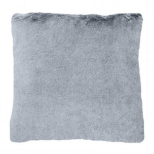 Coussin polaire 40x40 doux gris givré - WOOLY