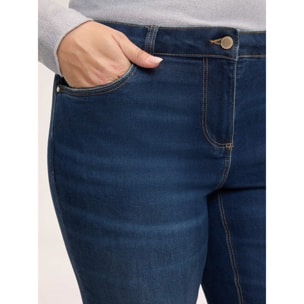 Fiorella Rubino - Jeans regular lavado oscuro - Azul
