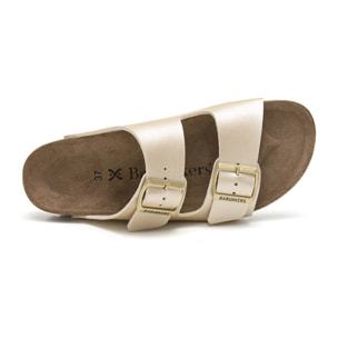 SANDALIA BABUNKERS DORADO