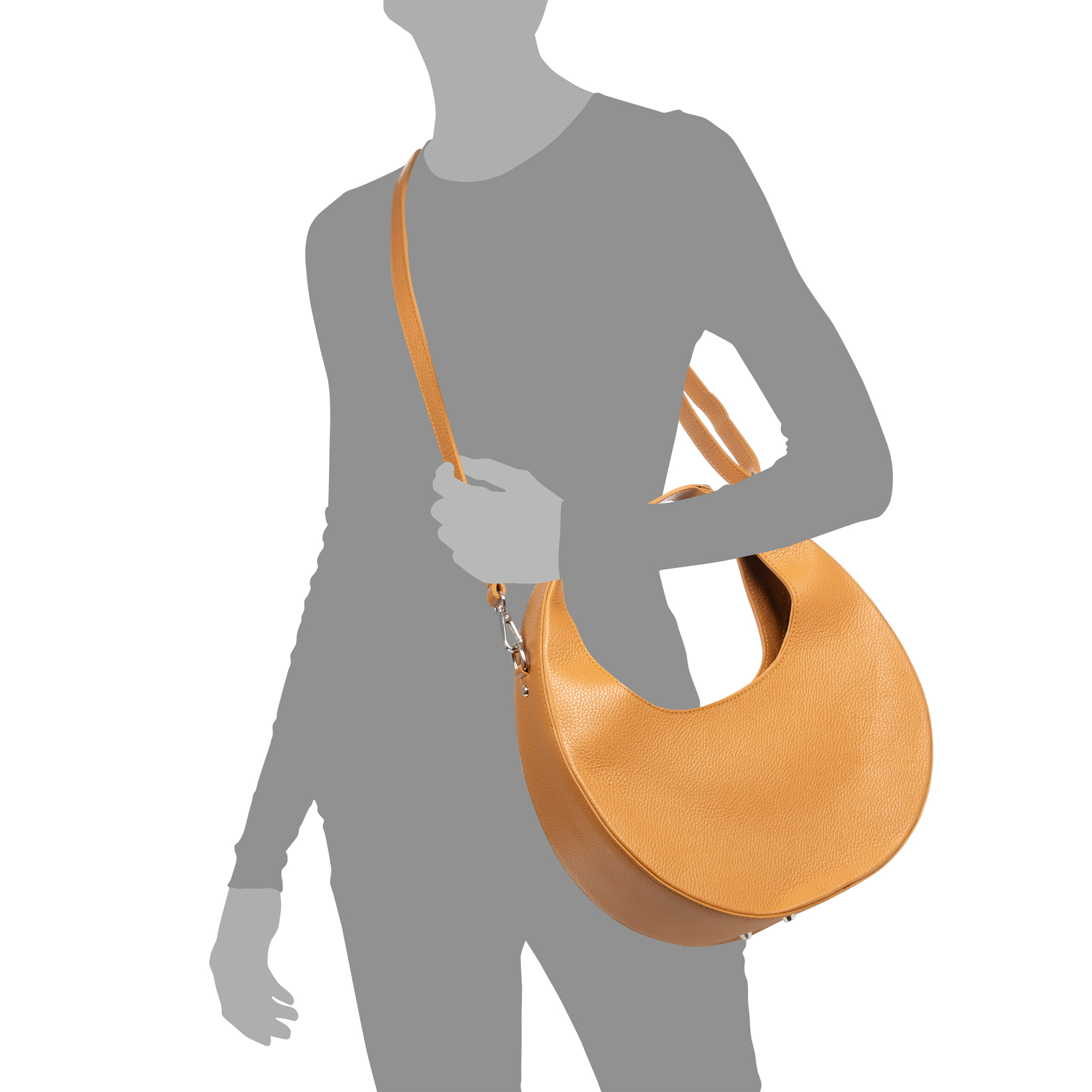 Arlena bolso de mano mujer. Piel auténtica Dollaro.