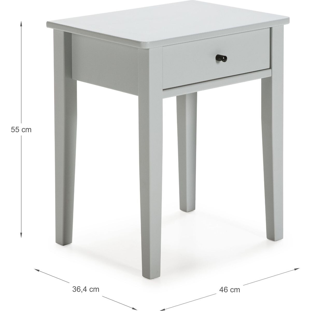 Table de chevet 1 tiroir en bois - STAN