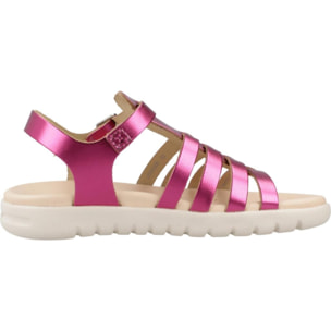 Sandalias Niña de la marca GEOX  modelo J S. SOLEIMA G.B - METAL.LEA ROSA