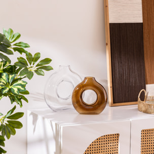 Vase "Circle" transparent H25,5cm