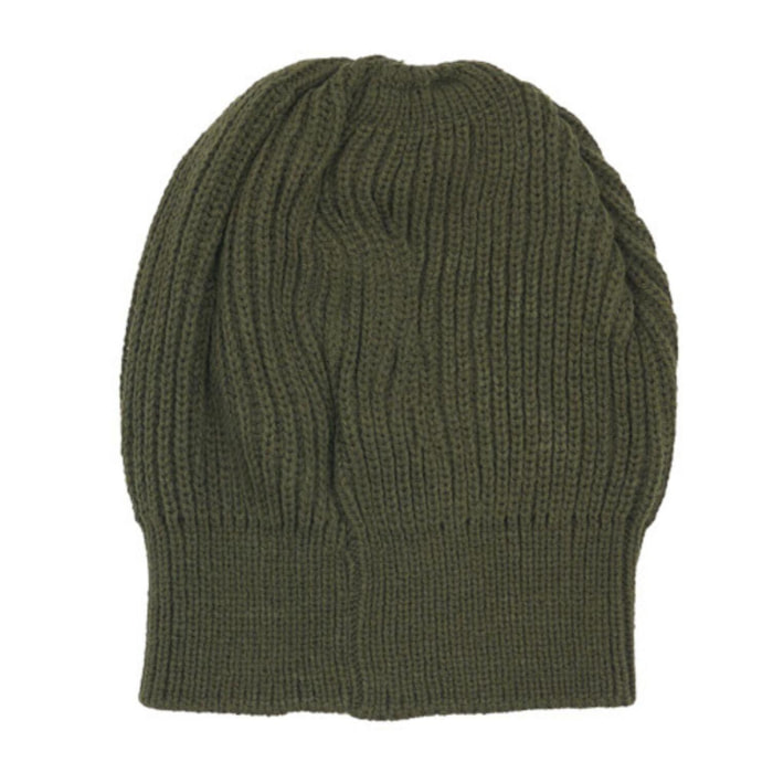 Gorro de punto con pequeño logo "Basic"
