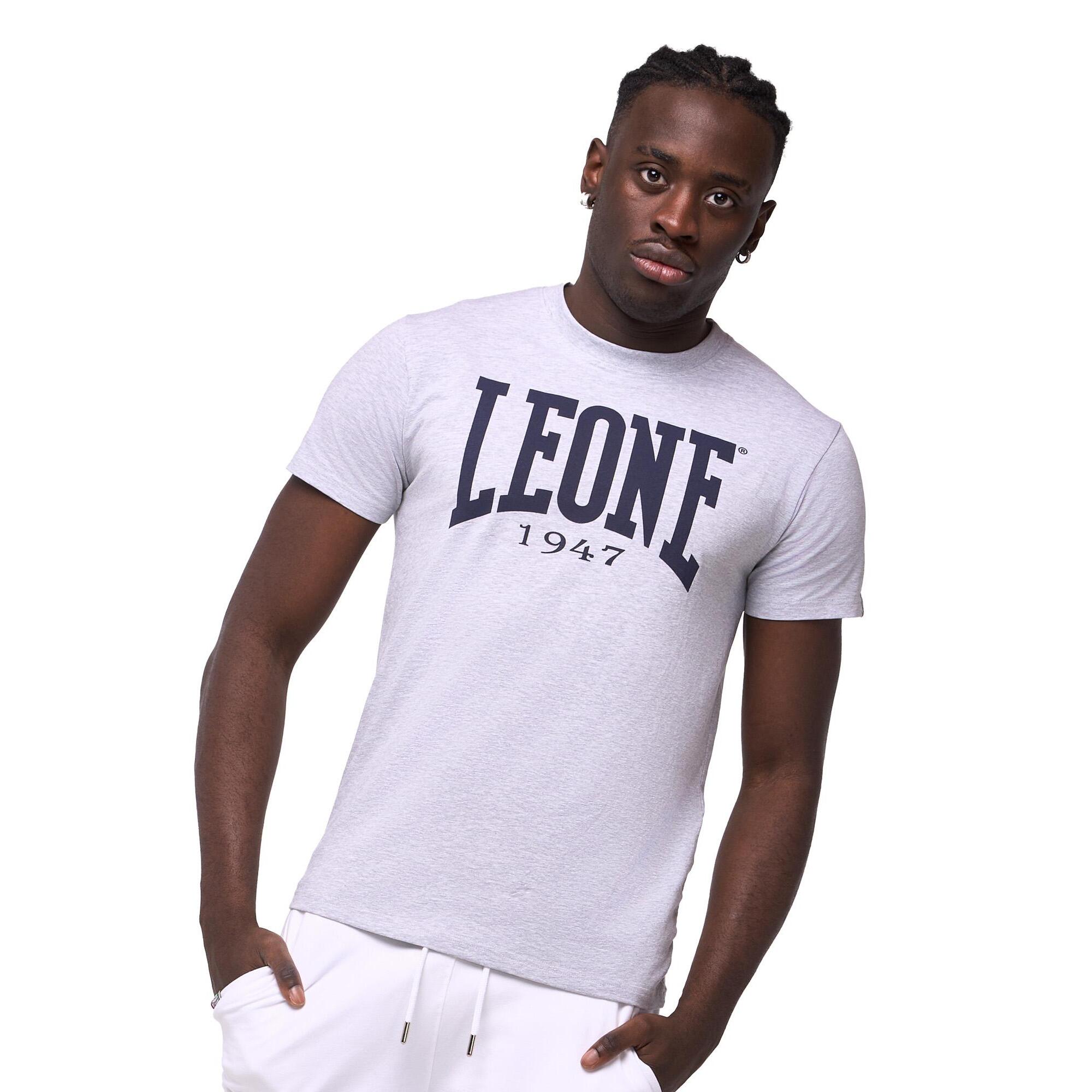 Camiseta de hombre Leone Basic de algodón de manga corta